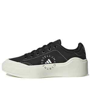 adidas �A�f�B�_�X �����Y �X�j�[�J�[ �yadidas by Stella McCartney Court Shoes 'Core Black Off White' HP5702�z �T�C�Y US_7(25.0cm)
