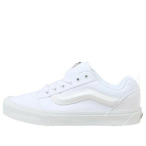 Vans �o���Y �����Y �X�j�[�J�[ �yVans Knu Skool 'True White Canvas' VN000D22W001�z �T�C�Y US_M_4