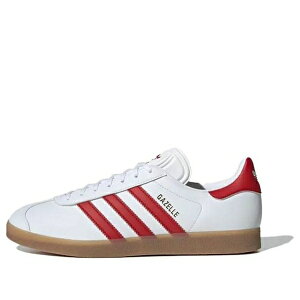 adidas �A�f�B�_�X �����Y �X�j�[�J�[ �yadidas Gazelle Leather 'White Red Gum' IH0377�z �T�C�Y US_9.5(27.5cm)