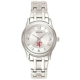 ブロバ レディース 腕時計 アクセサリー Phillips Exeter Academy Big Red Bulova Women's Stainless Steel Quartz Watch Silver