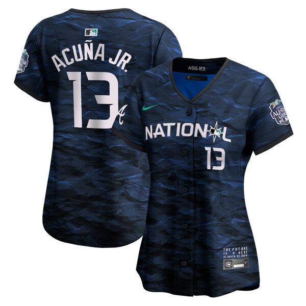 ナイキ レディース ユニフォーム トップス Ronald Acua Jr. National League Nike Women's 2023 MLB AllStar Game Limited Player Jersey Royal