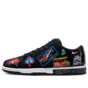 Nike �i�C�L �����Y �X�j�[�J�[ �yNike x Neckface SB Dunk Low Pro 'Black' DQ4488-001�z �T�C�Y US_5(23.0cm)