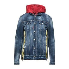 【送料無料】 ディースクエアード メンズ ジャケット＆ブルゾン アウター Denim outerwear Blue