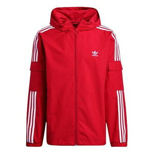 adidas AfB_X Y Xj[J[ yadidas originals 3-stripes Wb Fz Casual Sports Stand Collar Jacket Red GN3473z TCY US_M_M