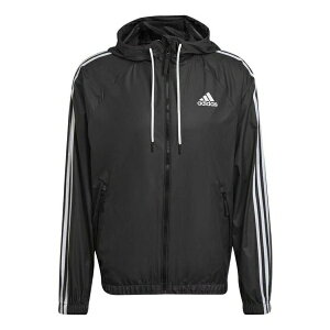 adidas AfB_X Y Xj[J[ yMen's adidas BSC Classic Zipper Pocket Drawstring Hooded Jacket Black H65776z TCY US_M_L
