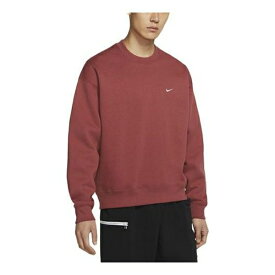 Nike ナイキ メンズ スニーカー 【Men's Nike Lab Fleece Crew Solid Color Plush Stay Warm Sports Round Neck Pullover Red DA0318-661】 サイズ US_M_XL
