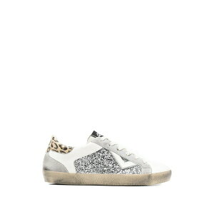 �t�H�[�r�[�����c�[ ���f�B�[�X �X�j�[�J�[ �V���[�Y Suprime glitter-embellished leopard-print sneakers Silver