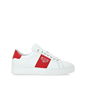 �t�B���b�v�v���C�� �����Y �X�j�[�J�[ �V���[�Y Logo-plaque panelled sneakers White