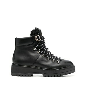 �g�~�[ �q���t�B�K�[ ���f�B�[�X �u�[�c �V���[�Y Ankle lace-up fastening boots Black