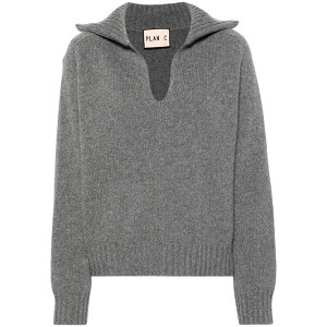 �v�����V�[ ���f�B�[�X �j�b�g&�Z�[�^�[ �A�E�^�[ M??lange sweater Grey