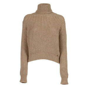 �t�F�C ���f�B�[�X �j�b�g&�Z�[�^�[ �A�E�^�[ Dolcevita sweater Brown