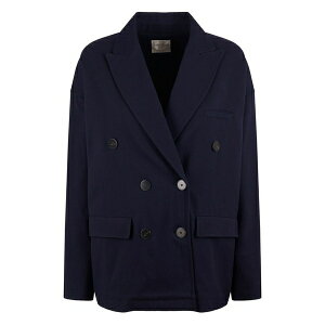 �t�H���e �t�H���e ���f�B�[�X �R�[�g �A�E�^�[ Embellished double-breasted coat Blue