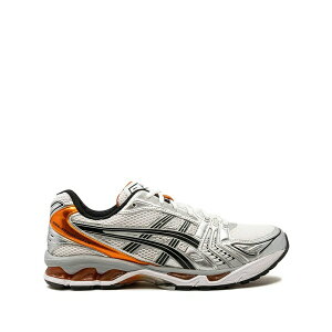 �A�V�b�N�X �����Y �X�j�[�J�[ �V���[�Y Gel-kayano 14 piquant orange sneakers White