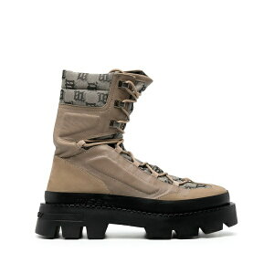 �~�X�r�w�C�u �����Y �u�[�c �V���[�Y Ibiza jacquard-monogram boots Neutrals