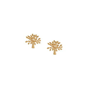 �}���x���[ ���f�B�[�X �s�A�X���C�������O �A�N�Z�T���[ Logo tree stud earrings Gold