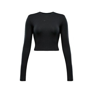 �i�C�L ���f�B�[�X T�V���c �g�b�v�X Slim cropped top Black