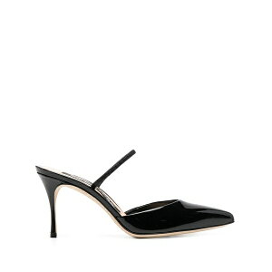 �Z���W�I���b�V ���f�B�[�X �p���v�X �V���[�Y Godiva leather 75mm heel pumps Black