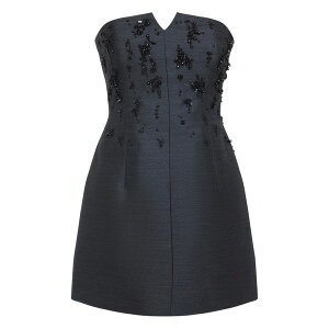 �A���x���^ �t�F���b�e�B ���f�B�[�X �����s�[�X �g�b�v�X Crystal-embellished strapless dress Black