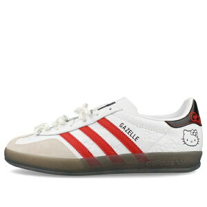 adidas AfB_X fB[X Xj[J[ White/Red/Gold/Gum y(WMNS) adidas x Hello Kitty Gazelle Indoor '50th anniversary' II0013z TCY US_7.5(24.5cm)