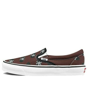 Vans �o���Y �����Y �X�j�[�J�[ �yVans Wacko Maria x OG Classic Slip-On 'Brown Records' VN0A45JK595�z �T�C�Y US_10.5(28.5cm)