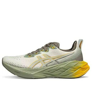 ASICS �A�V�b�N�X �����Y �X�j�[�J�[ �yASICS Novablast 4 Sneakers 'White Green Yellow' 1011B997-020�z �T�C�Y US_12.5(30.5cm)
