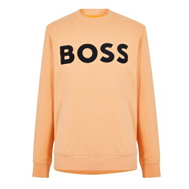 【送料無料】 ボス メンズ ニット&セーター アウター Webasic Crew Sweater Orange 833