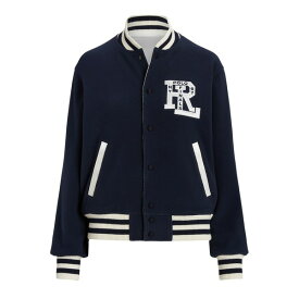 【送料無料】 ラルフローレン レディース カーディガン アウター Polo Knitted Bomber Ld34 Hunter Navy