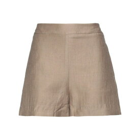 ALPHA STUDIO アルファス テューディオ カジュアルパンツ ボトムス レディース Shorts & Bermuda Shorts Khaki