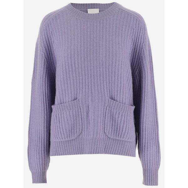 アリュード レディース ニット&セーター アウター Ribbed Cashmere Sweater Lilacのサムネイル