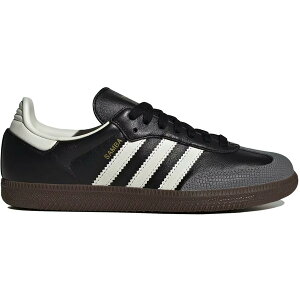 adidas �A�f�B�_�X ���f�B�[�X �X�j�[�J�[ �yadidas Samba OG Black Off White Gold (Women's)�z �T�C�Y US_W_11.5 Core Black/Off White/Gold Metallic