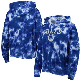 ニューエラ レディース パーカー・スウェットシャツ アウター Indianapolis Colts New Era Women's Cloud Dye Fleece Pullover Hoodie Royal