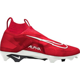 ナイキ メンズ サッカー スポーツ Nike Men's Alpha Menace Elite 3 Mid Football Cleats Red/White