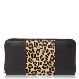 【送料無料】 ビバ レディース 財布 アクセサリー Biba Leather Zip Around Purse Leopard