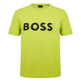 【送料無料】 ボス メンズ Tシャツ トップス HBG Tee 1 Sn34 Bright Grn 327