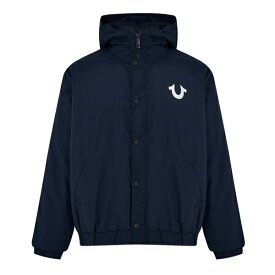 【送料無料】 トゥルーレリジョン メンズ ジャケット＆ブルゾン アウター Hooded Windbreaker Dress Blue