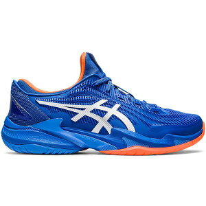 ASICS �A�V�b�N�X �����Y �X�j�[�J�[ Tuna Blue/White �yASICS Court FF 3 Novak Tuna Blue White�z �T�C�Y US_6(24.0cm)