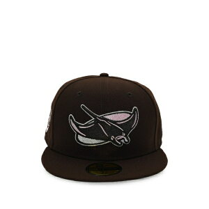 �j���[�G�� �����Y �X�q �A�N�Z�T���[ 59fifty tampa bay rays baseball cap Brown