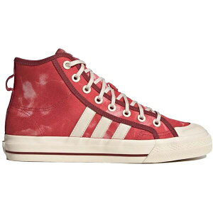 adidas �A�f�B�_�X �����Y �X�j�[�J�[ �yadidas Nizza Hi RF Parley Crew Red�z �T�C�Y US_9(27.0cm) Crew Red/Wonder White/Wonder White