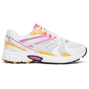 Saucony �T�b�J�j�[ �����Y �X�j�[�J�[ �ySaucony Grid Ride Millennium White Pink Orange�z �T�C�Y US_7(25.0cm) White/Pink/Orange