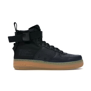 Nike iCL Y Xj[J[ yNike SF Air Force 1 Mid Black Gumz TCY US_11(29.0cm) Black/Black-Gum Light Brown