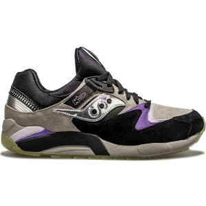 Saucony �T�b�J�j�[ �����Y �X�j�[�J�[ �ySaucony Grid 9000 Originators Heskicks Turntable�z �T�C�Y US_10(28.0cm) Black/Purple-Lavender