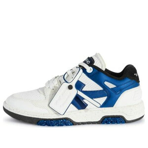 Off-White �I�t�z���C�g �����Y �X�j�[�J�[ �yOff-White Slim Out Of Office colour-block Sneakers 'White Navy' OMIA243S24LEA0010146�z �T�C�Y US_8.5(26.5cm)