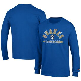 チャンピオン メンズ Tシャツ トップス Rancho Cucamonga Quakes Champion Jersey Long Sleeve TShirt Royal