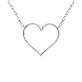 ジャニ ベルニーニ レディース ネックレス・チョーカー・ペンダントトップ アクセサリー Open Heart Pendant Necklace, 16" + 2" Extender, Created for Macy's Silver