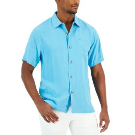 トッミーバハマ メンズ シャツ トップス Men's Al Fresco Tropics Short-Sleeve Shirt Horizon Blue