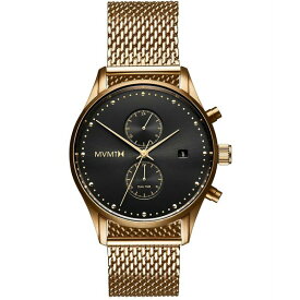 エムブイエムティー メンズ 腕時計 アクセサリー Men's Voyager Eclipse Gold-Tone Stainless Steel Mesh Bracelet Watch 42mm Gold