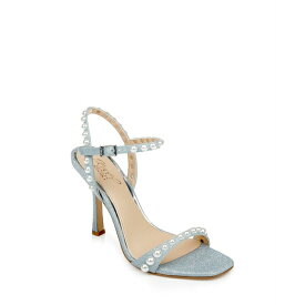 ジュウェルダグレイミシュカ レディース オックスフォード シューズ Women's Damaris Pearl Embellished Stiletto Evening Sandals Sky Blue
