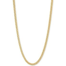 イタリアン ゴールド レディース ネックレス・チョーカー・ペンダントトップ アクセサリー Miami Cuban Link 22" Chain Necklace (3mm) in 14k Gold Gold