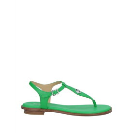 【送料無料】 マイケルコース レディース サンダル シューズ Thong sandals Green