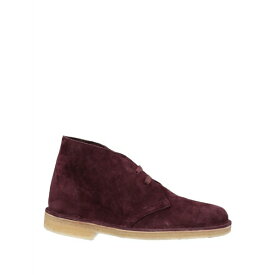 【送料無料】 クラークス レディース ブーツ シューズ Ankle boots Burgundy